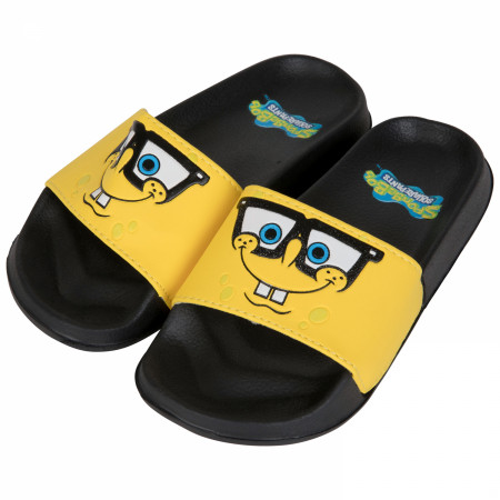 SpongeBob SquarePants Jellyfishing Time Boy's Slide Sandals